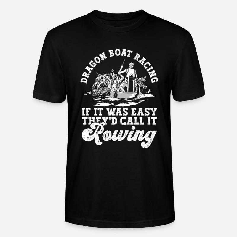 Drachenbootrennen Und Drachenboottrainer - Stanley/Stella Unisex Bio-T-Shirt CRAFTER - Schwarz
