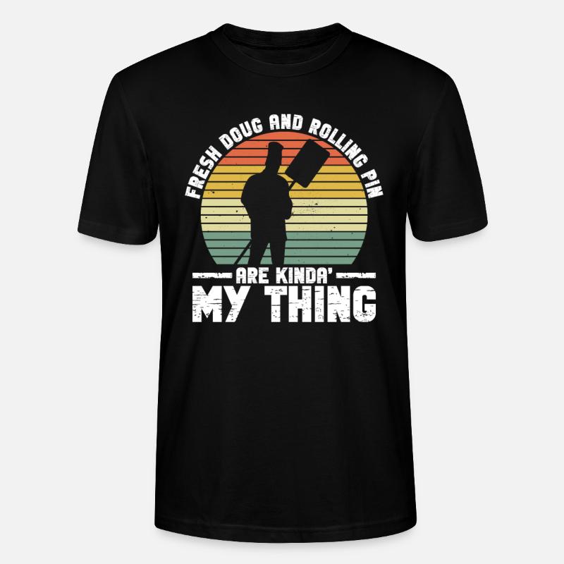 Pizzabäcker Pizza Pizzaolo Pizza Backen - T-shirt bio CRAFTER Stanley Stella Unisexe - noir
