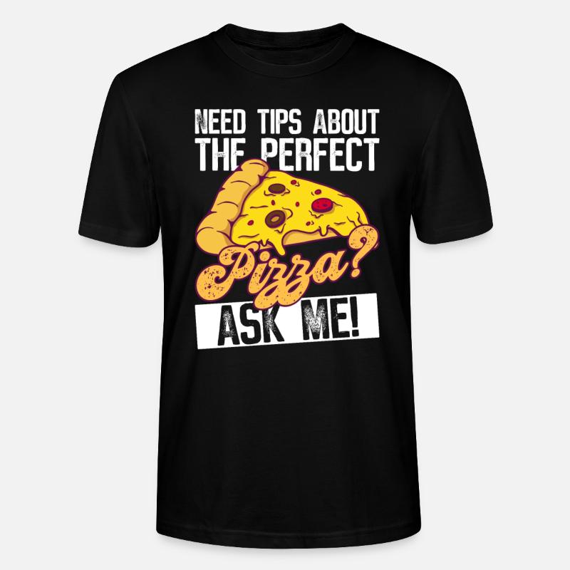 Pizza Pizzabäcker Pizzaolo - T-shirt bio CRAFTER Stanley Stella Unisexe - noir
