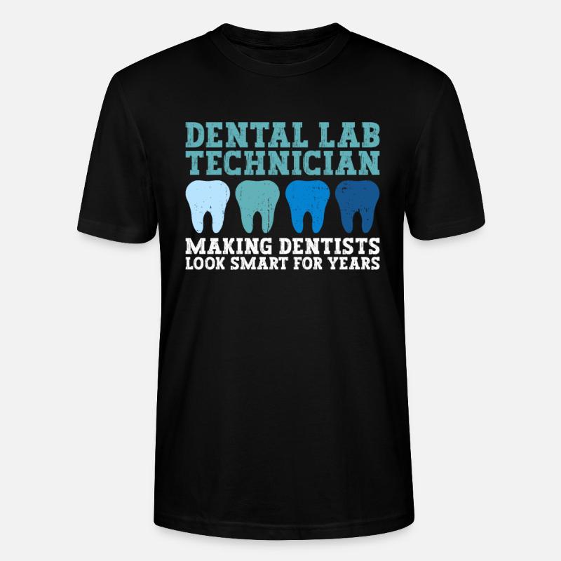 Zahntechniker Zahntechnik - Stanley/Stella Unisex Bio-T-Shirt CRAFTER - Schwarz