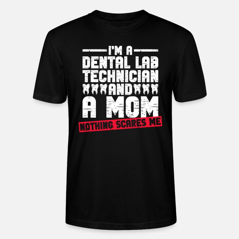 Zahntechnikerin Mutter Zahntechniker Mutter - Stanley/Stella Unisex Bio-T-Shirt CRAFTER - Schwarz