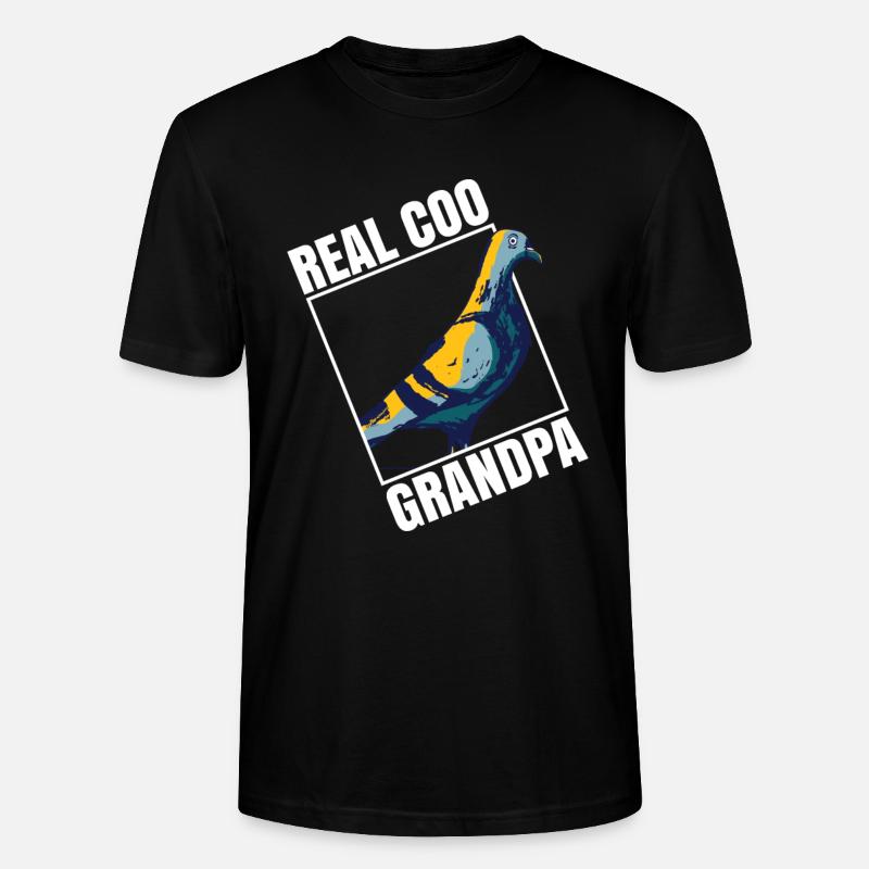 Taubenzüchter Opa Und Tauben-brieftaubenexperte - T-shirt bio CRAFTER Stanley Stella Unisexe - noir