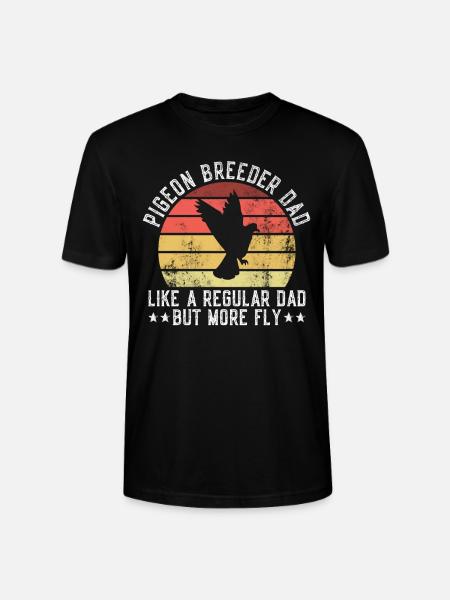 Taubenzüchter Vater Und Taubenrennvater - Stanley/Stella CRAFTER Unisex Organic T-Shirt - black