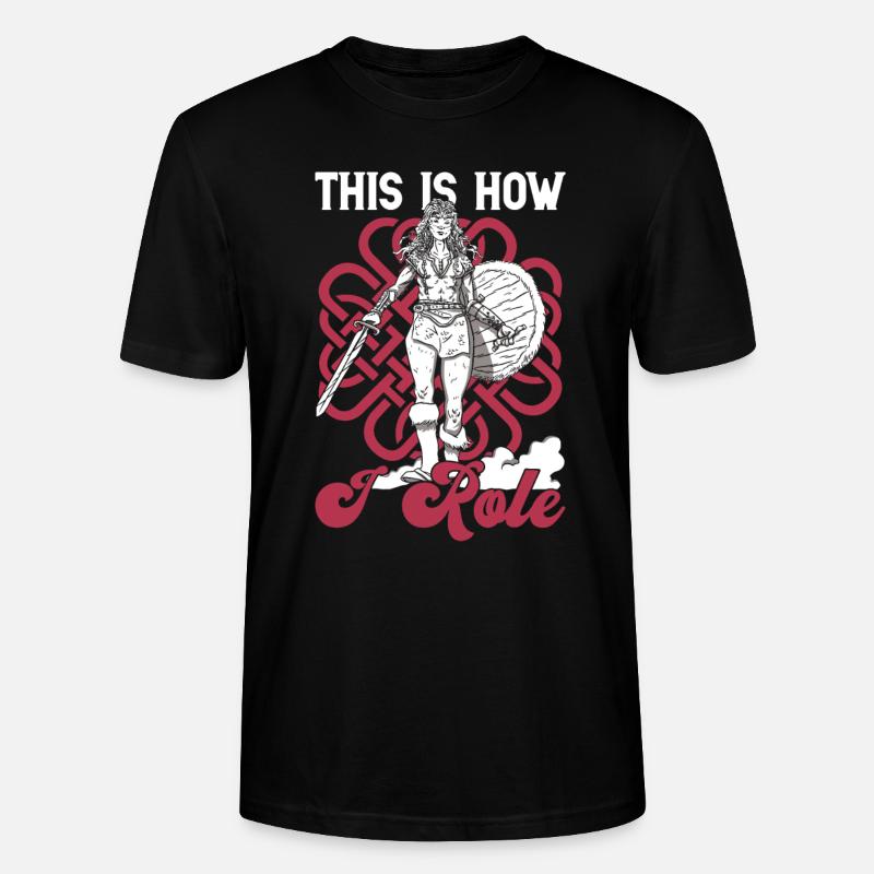 Rpg-rollenspiele Und Larper - T-shirt bio CRAFTER Stanley Stella Unisexe - noir