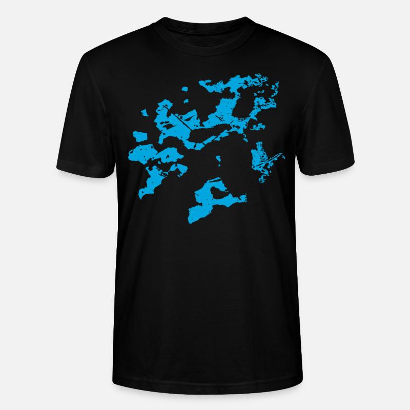 Modèle d’arrière-plan - Mystique - T-shirt bio CRAFTER Stanley Stella Unisexe - noir