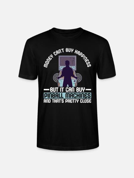 Retro-flipper-spieldesign Für - Stanley/Stella Unisex Bio-T-Shirt CRAFTER - Schwarz