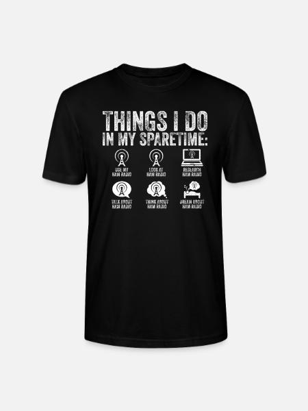 Amateurfunk-design Für Lizenzierte - Stanley/Stella CRAFTER Unisex Organic T-Shirt - black