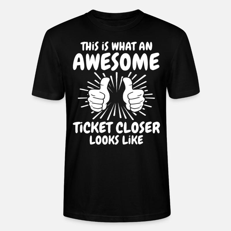 IT Ticket - Stanley/Stella Unisex Bio-T-Shirt CRAFTER - Schwarz