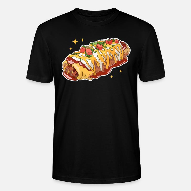 Enchilada Mexican Enchiladas Gift - Stanley/Stella CRAFTER Unisex Organic T-Shirt - black