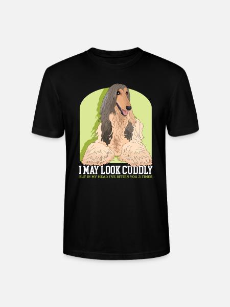 Afghan Hound Gifts - Stanley/Stella CRAFTER Unisex Organic T-Shirt - black