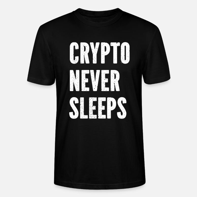 Bitcoin Quotes Cryptocurrency Bitcoin - Crypto - Stanley/Stella Unisex Bio-T-Shirt CRAFTER - Schwarz