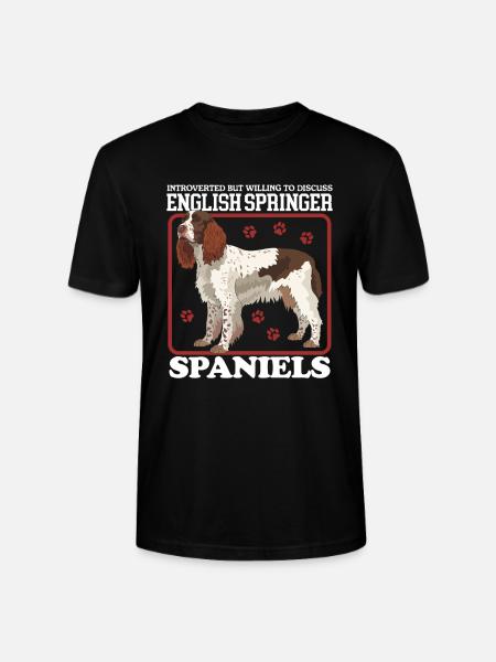 English Springer Spaniel Geschenke - Stanley/Stella Unisex Bio-T-Shirt CRAFTER - Schwarz