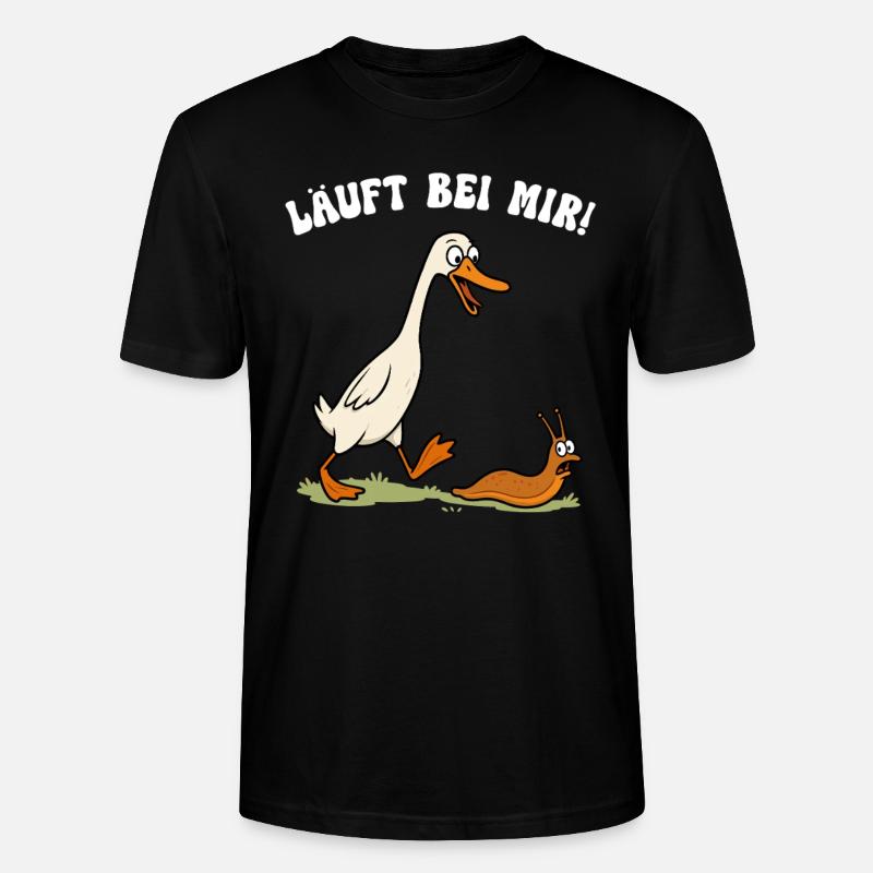 Runner duck court avec moi Runner Duck Snail Duck - T-shirt bio CRAFTER Stanley Stella Unisexe - noir