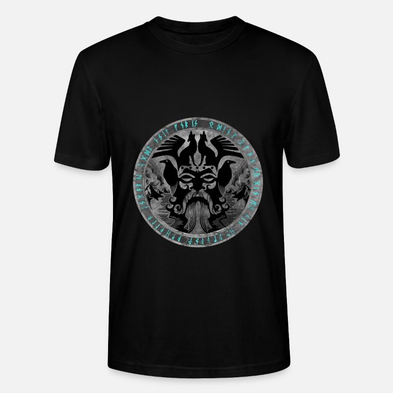 Odin Fenrir Hugin Munin - Stanley/Stella Unisex Bio-T-Shirt CRAFTER - Schwarz