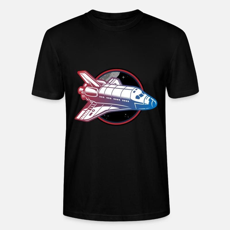 navette spatiale pour vaisseau spatial - T-shirt bio CRAFTER Stanley Stella Unisexe - noir