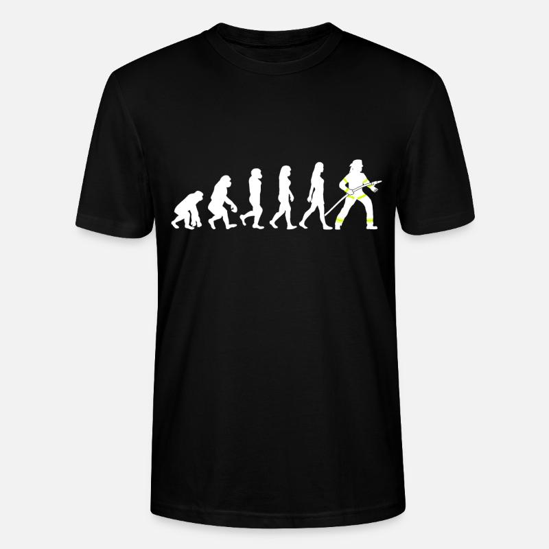 Pompiers Femmes Pompiers Evolution - T-shirt bio CRAFTER Stanley Stella Unisexe - noir