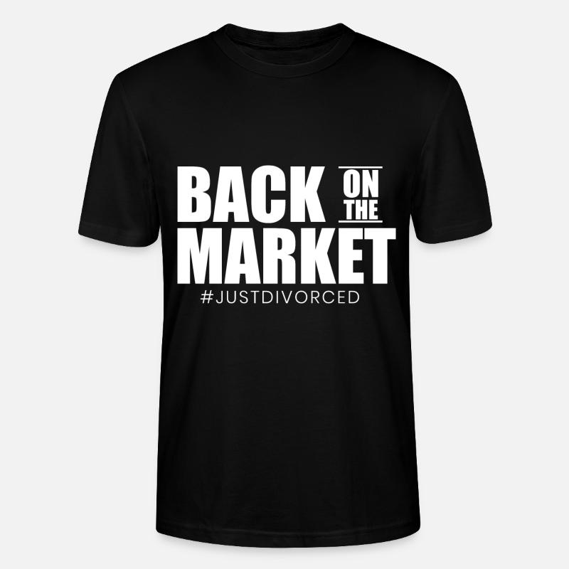 Scheidung Trennung Geschieden Scheidungsparty - Stanley/Stella Unisex Bio-T-Shirt CRAFTER - Schwarz