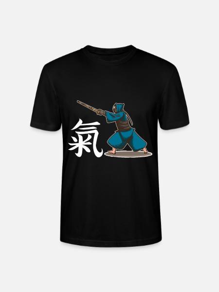 Kendo Japanische Kampfkunst Schwertkampf - Stanley/Stella Unisex Bio-T-Shirt CRAFTER - Schwarz