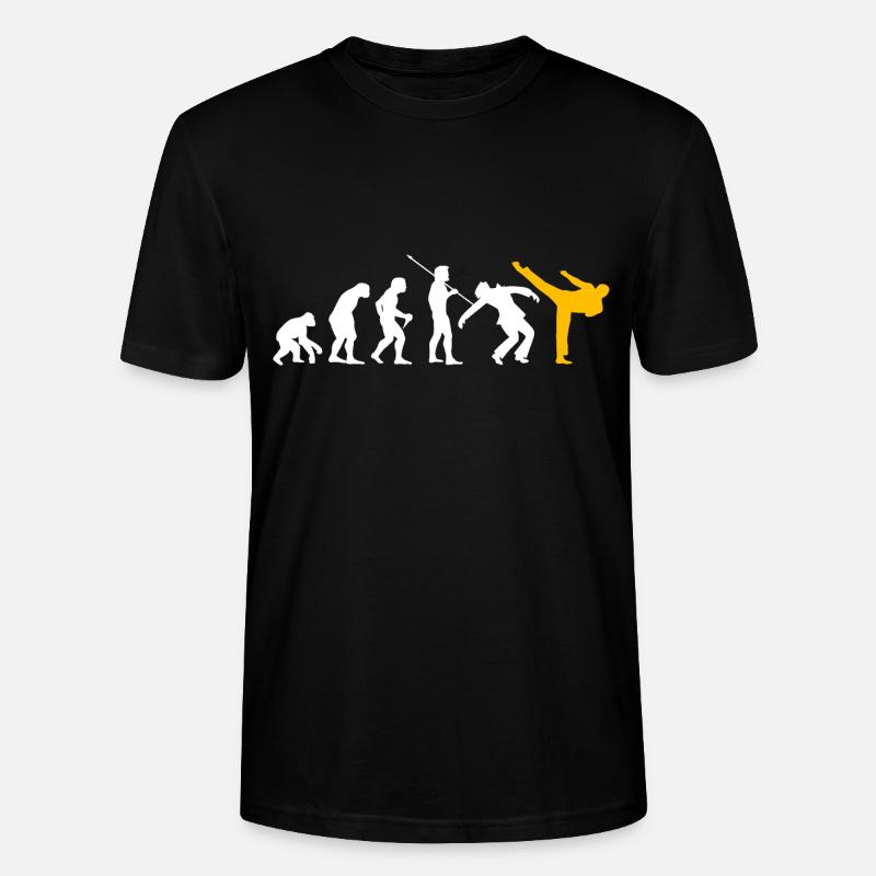 Kickboxen Evolution Kickboxer Karate Taekwondo - Stanley/Stella Unisex Bio-T-Shirt CRAFTER - Schwarz