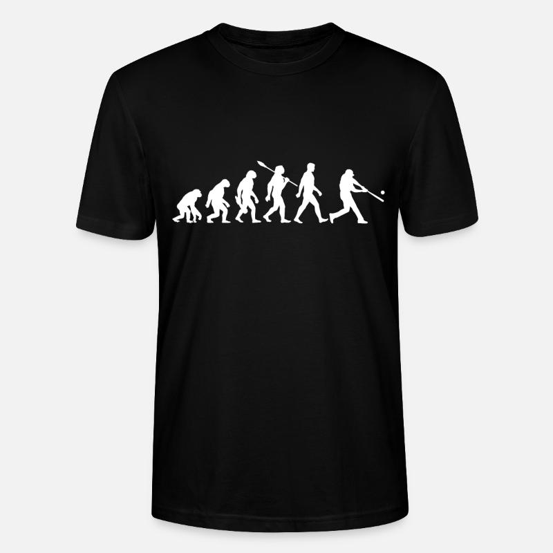 Evolution Baseball Batter - Stanley/Stella Unisex Bio-T-Shirt CRAFTER - Schwarz