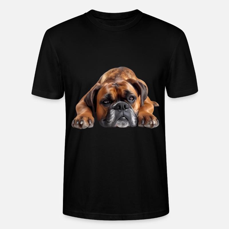 Boxer - Stanley/Stella Unisex Bio-T-Shirt CRAFTER - Schwarz