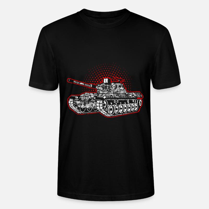Panzer - Stanley/Stella Unisex Bio-T-Shirt CRAFTER - Schwarz