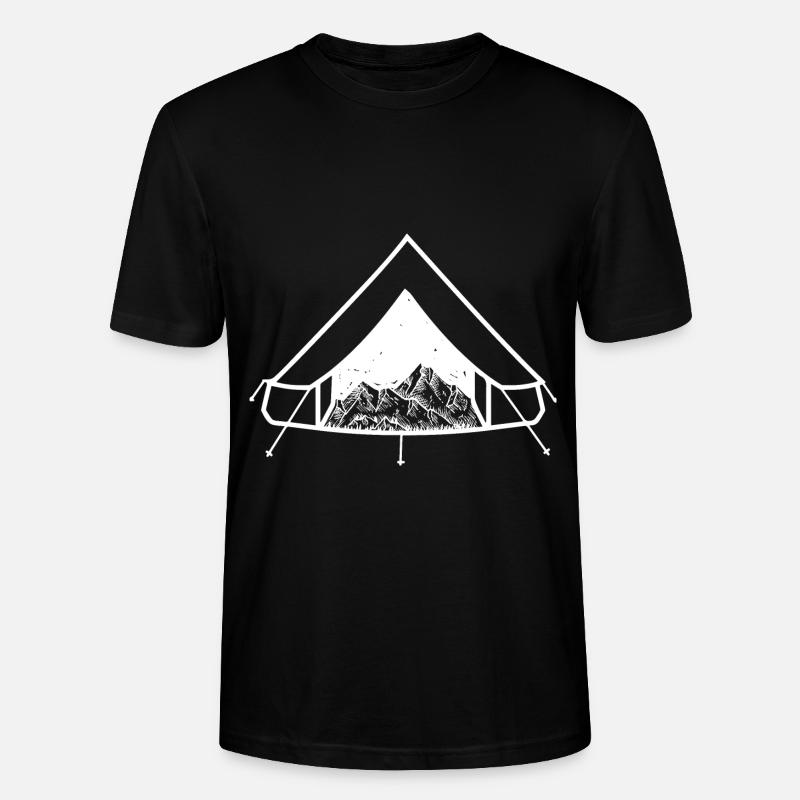 Berg - Campingzelt - (8) - Stanley/Stella Unisex Bio-T-Shirt CRAFTER - Schwarz