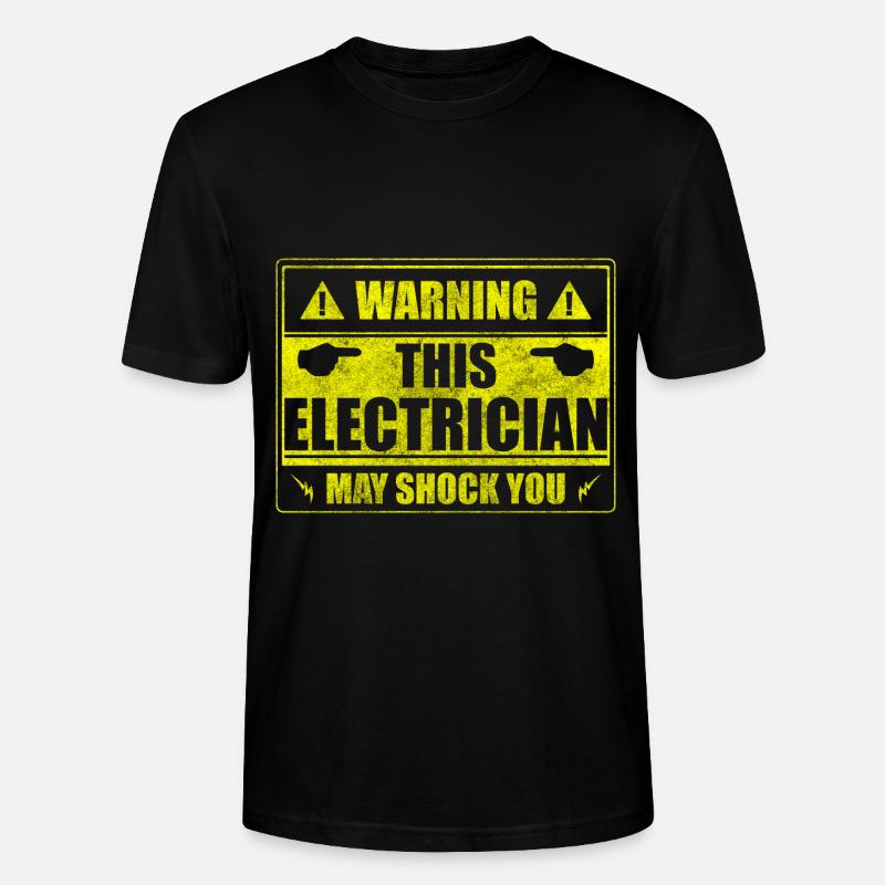 Elektrik Beruf Volt Blitz - Stanley/Stella Unisex Bio-T-Shirt CRAFTER - Schwarz