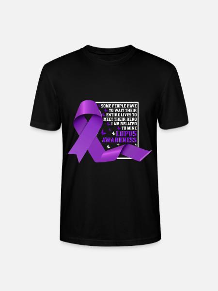Lupus Awareness Month - Stanley/Stella CRAFTER Unisex Organic T-Shirt - black