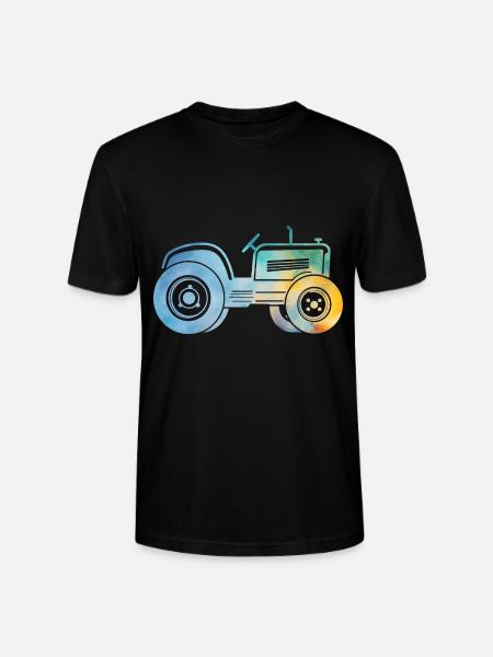 tracteur - T-shirt bio CRAFTER Stanley Stella Unisexe - noir