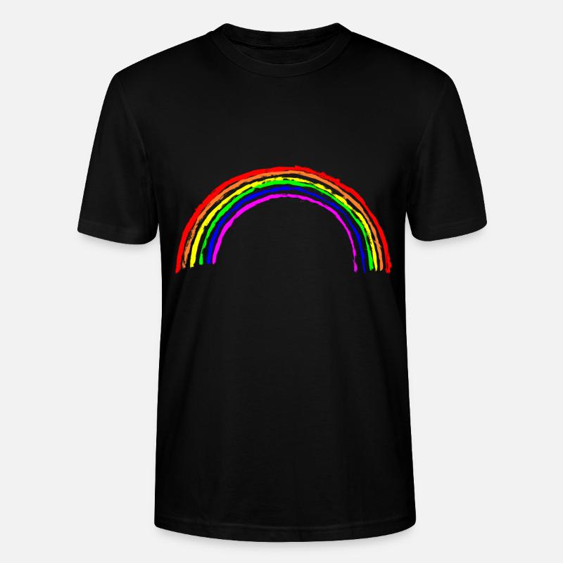 Regenbogen - Stanley/Stella Unisex Bio-T-Shirt CRAFTER - Schwarz