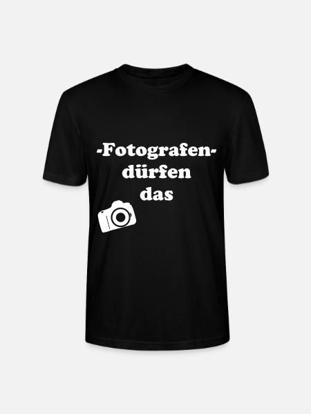 Fotografen dürfen das - Stanley/Stella Unisex Bio-T-Shirt CRAFTER - Schwarz