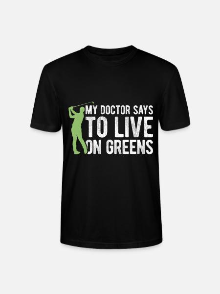 Golfplatz zum Golfen Golf - Stanley/Stella Unisex Bio-T-Shirt CRAFTER - Schwarz