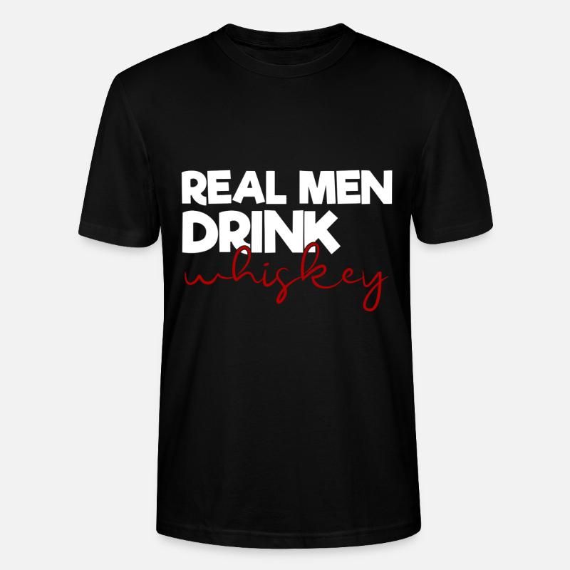 Whiskey Men - Stanley/Stella Unisex Bio-T-Shirt CRAFTER - Schwarz