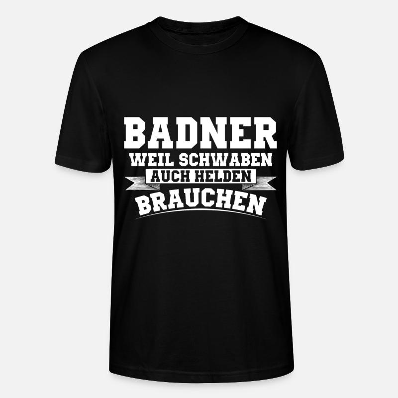 Badisch - Stanley/Stella Unisex Bio-T-Shirt CRAFTER - Schwarz