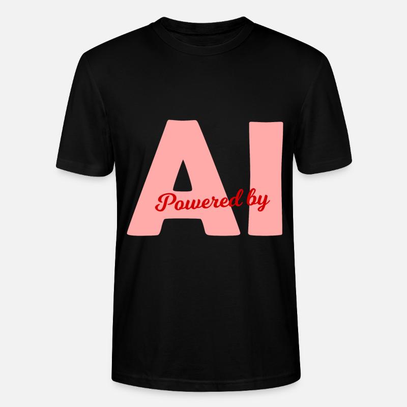 Powered by KI - Stanley/Stella Unisex Bio-T-Shirt CRAFTER - Schwarz