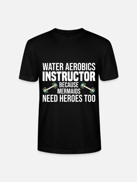 Water Aerobics - Stanley/Stella Unisex Bio-T-Shirt CRAFTER - Schwarz