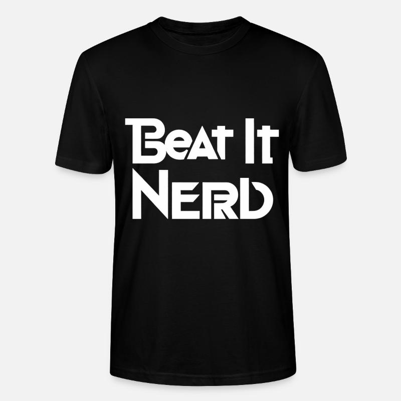 Battez-le Nerd 9 - T-shirt bio CRAFTER Stanley Stella Unisexe - noir