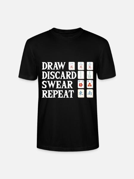 Gift for Mahjong Fans - Stanley/Stella CRAFTER Unisex Organic T-Shirt - black