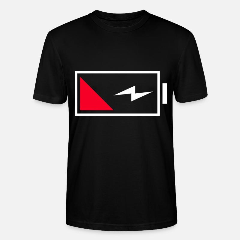 Batterie - Stanley/Stella Unisex Bio-T-Shirt CRAFTER - Schwarz