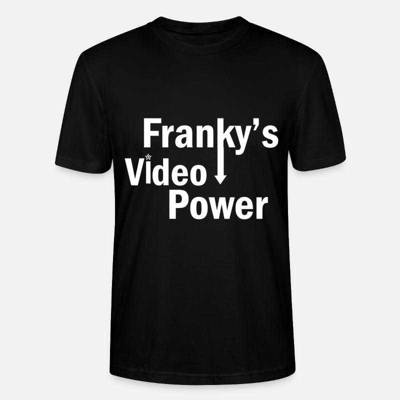 Franky´s Video Power - Stanley/Stella Unisex Bio-T-Shirt CRAFTER - Schwarz