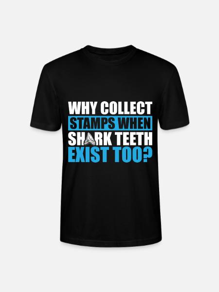 Dent de requin - T-shirt bio CRAFTER Stanley Stella Unisexe - noir