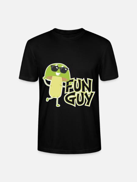 Guy Fun Fungi Mushroom - Stanley/Stella Unisex Bio-T-Shirt CRAFTER - Schwarz