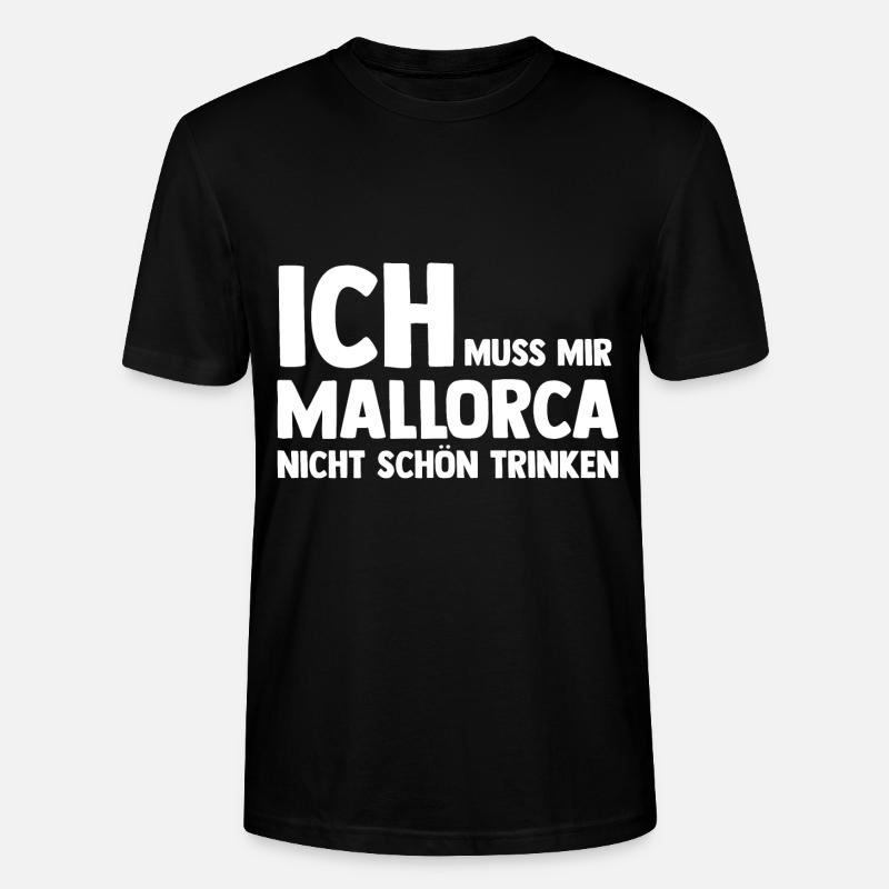 Party Urlaub Mallorca - Stanley/Stella Unisex Bio-T-Shirt CRAFTER - Schwarz