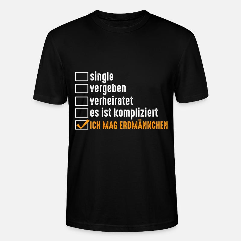Erdmännchen - Stanley/Stella Unisex Bio-T-Shirt CRAFTER - Schwarz