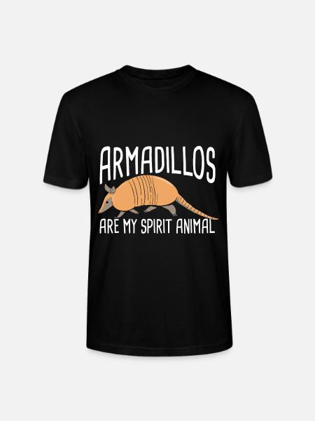 Armadillo Pet Armadillo Gift - Stanley/Stella CRAFTER Unisex Organic T-Shirt - black