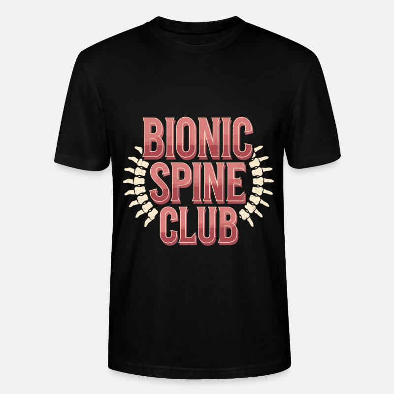 Bionic Spine Club 10 - Stanley/Stella Unisex Bio-T-Shirt CRAFTER - Schwarz