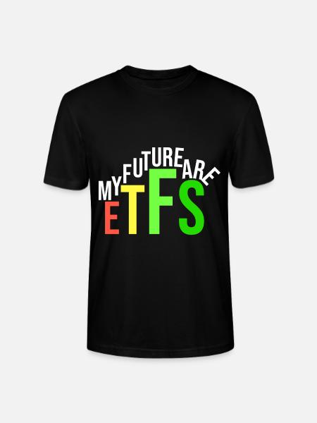 my future is ETFs - Stanley/Stella CRAFTER Unisex Organic T-Shirt - black