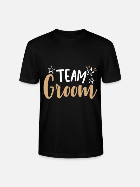 Team Bräutigam - Stanley/Stella Unisex Bio-T-Shirt CRAFTER - Schwarz