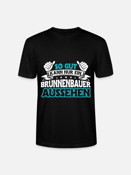 Brunnenbauer - Stanley/Stella Unisex Bio-T-Shirt CRAFTER - Schwarz